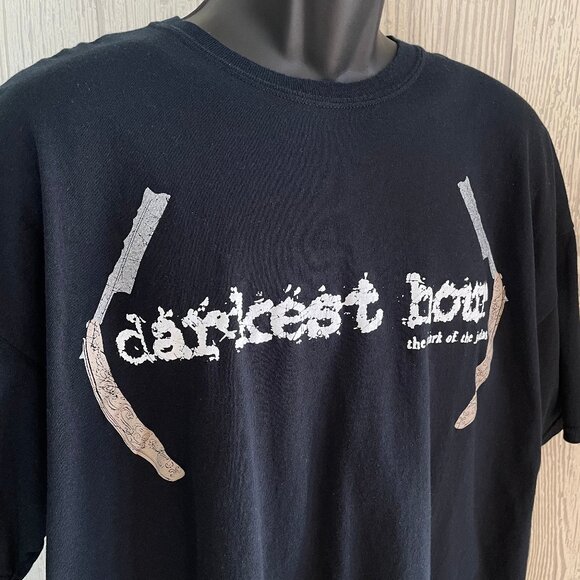 Darkest Hour Mark of the Judas Original Band T Shirt 2XL 2000 Tour Thrash Metal - Picture 11 of 14